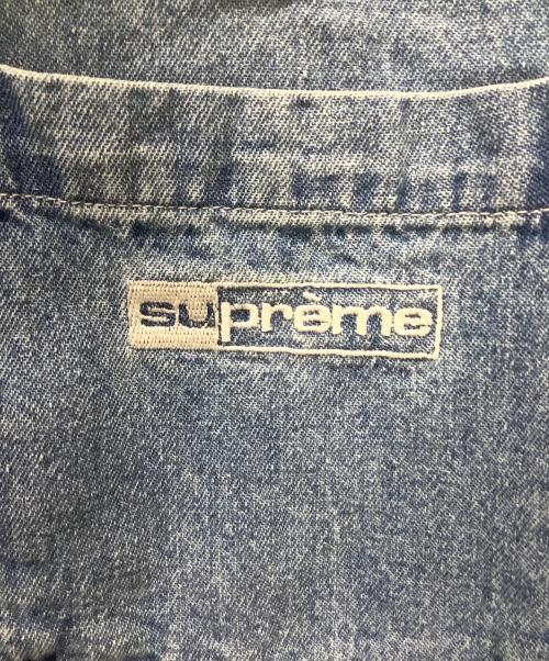 SUPREME（シュプリーム）SUPREME (シュプリーム) Invert Denim S/S Shirt インディゴ サイズ:Lの古着・服飾アイテム