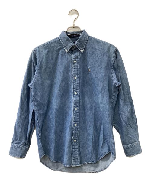 POLO RALPH LAUREN（ポロ・ラルフローレン）POLO RALPH LAUREN (ポロ・ラルフローレン) 長袖シャツ インディゴ サイズ:Lの古着・服飾アイテム