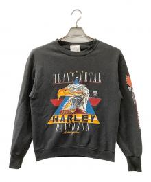 DELTA FIFTY-FIFTY（デルタ・フィフティーフィフティー）の古着「HARLEY-DAVIDSON　長袖カットソー」｜グレー