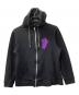 stussy（ステューシー）の古着「ジップパーカー」｜ブラック×パープル