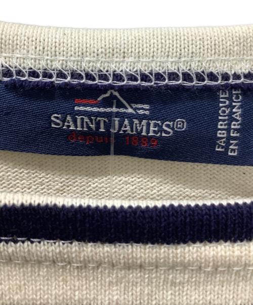 SAINT JAMES（セントジェームス）SAINT JAMES (セントジェームス) 長袖カットソー アイボリー サイズ:T3 未使用品の古着・服飾アイテム