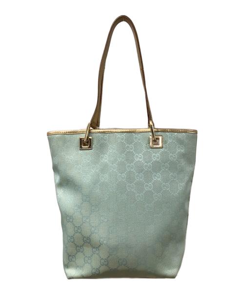 GUCCI（グッチ）GUCCI (グッチ) トートバッグ ブルーの古着・服飾アイテム