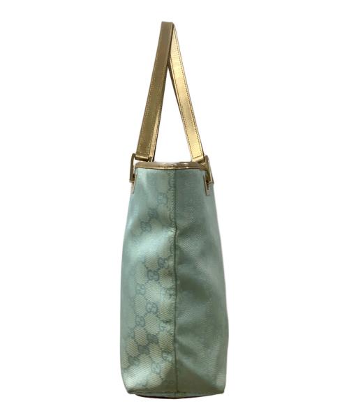 GUCCI（グッチ）GUCCI (グッチ) トートバッグ ブルーの古着・服飾アイテム