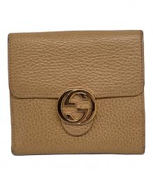 GUCCI（グッチ）の古着「2つ折り財布」｜ベージュ
