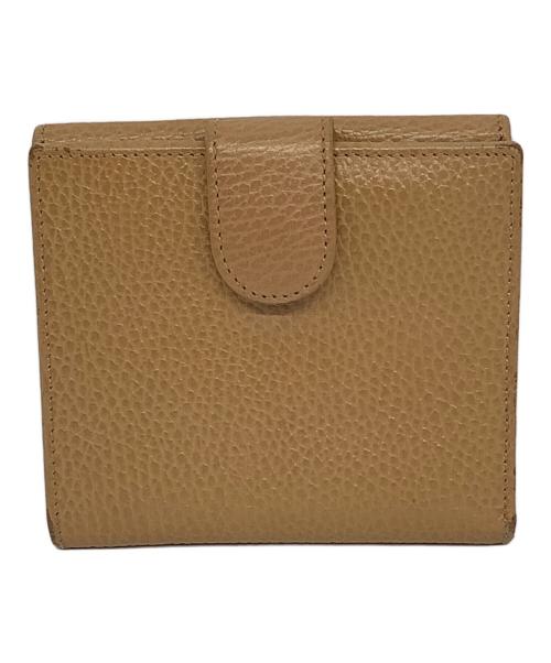 GUCCI（グッチ）GUCCI (グッチ) 2つ折り財布 ベージュの古着・服飾アイテム
