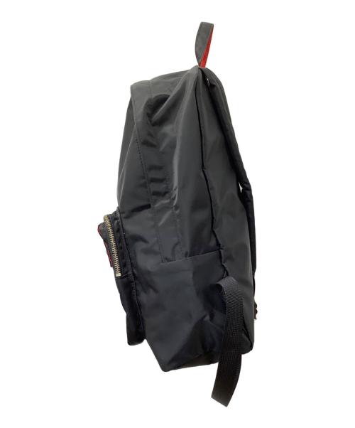 PORTER（ポーター）PORTER (ポーター) L-fine (エルファイン) リュック ブラック×レッドの古着・服飾アイテム