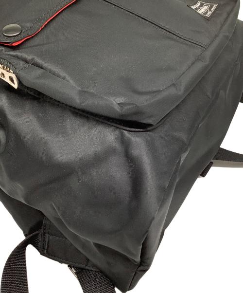 PORTER（ポーター）PORTER (ポーター) L-fine (エルファイン) リュック ブラック×レッドの古着・服飾アイテム