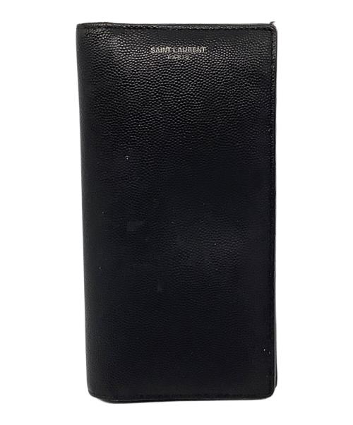 Saint Laurent Paris（サンローランパリ）Saint Laurent Paris (サンローランパリ) 長財布 ブラックの古着・服飾アイテム