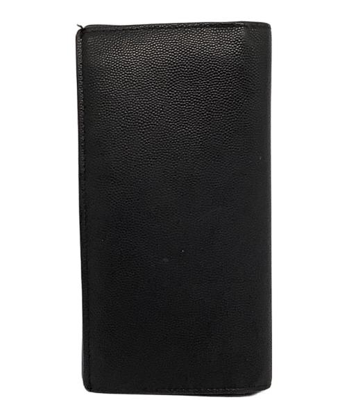 Saint Laurent Paris（サンローランパリ）Saint Laurent Paris (サンローランパリ) 長財布 ブラックの古着・服飾アイテム