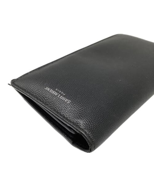 Saint Laurent Paris（サンローランパリ）Saint Laurent Paris (サンローランパリ) 長財布 ブラックの古着・服飾アイテム