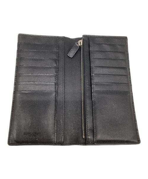 Saint Laurent Paris（サンローランパリ）Saint Laurent Paris (サンローランパリ) 長財布 ブラックの古着・服飾アイテム