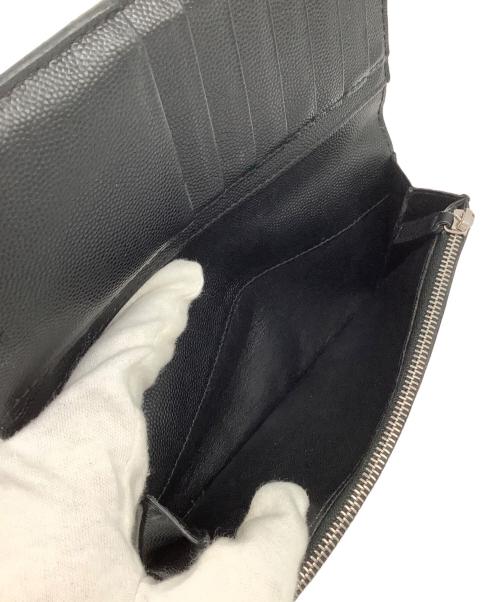 Saint Laurent Paris（サンローランパリ）Saint Laurent Paris (サンローランパリ) 長財布 ブラックの古着・服飾アイテム