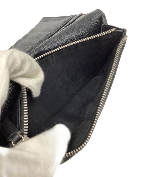 Saint Laurent Paris（サンローランパリ）Saint Laurent Paris (サンローランパリ) 長財布 ブラックの古着・服飾アイテム