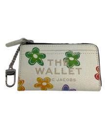 MARC JACOBS（マークジェイコブス）の古着「ザワイルドデイジー トップジップ財布」｜ホワイト×イエロー