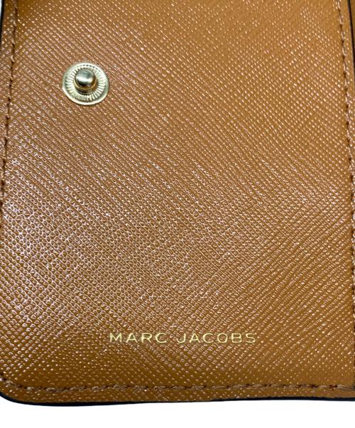 MARC JACOBS（マークジェイコブス）MARC JACOBS (マークジェイコブス) THE SNAP SHOT MINI COMPACT WALLET ブラック×ホワイトの古着・服飾アイテム