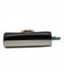 中古・古着 MARC JACOBS (マークジェイコブス) THE SNAP SHOT MINI COMPACT WALLET ブラック×ホワイト：12000円