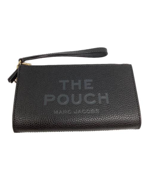 MARC JACOBS（マークジェイコブス）MARC JACOBS (マークジェイコブス) THE LEATHER POUCH（ザ レザー アイテムズ ポーチ） ブラックの古着・服飾アイテム