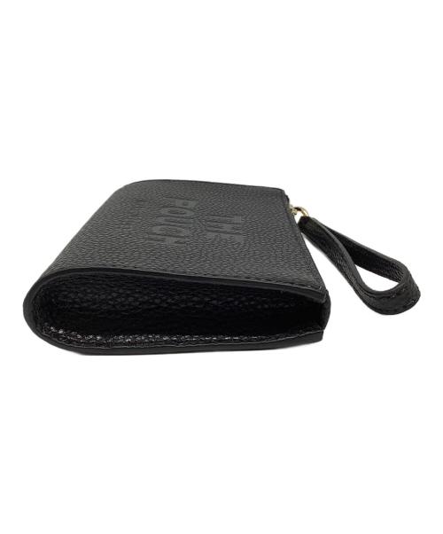 MARC JACOBS（マークジェイコブス）MARC JACOBS (マークジェイコブス) THE LEATHER POUCH（ザ レザー アイテムズ ポーチ） ブラックの古着・服飾アイテム
