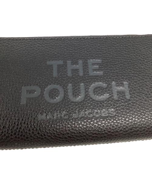 MARC JACOBS（マークジェイコブス）MARC JACOBS (マークジェイコブス) THE LEATHER POUCH（ザ レザー アイテムズ ポーチ） ブラックの古着・服飾アイテム