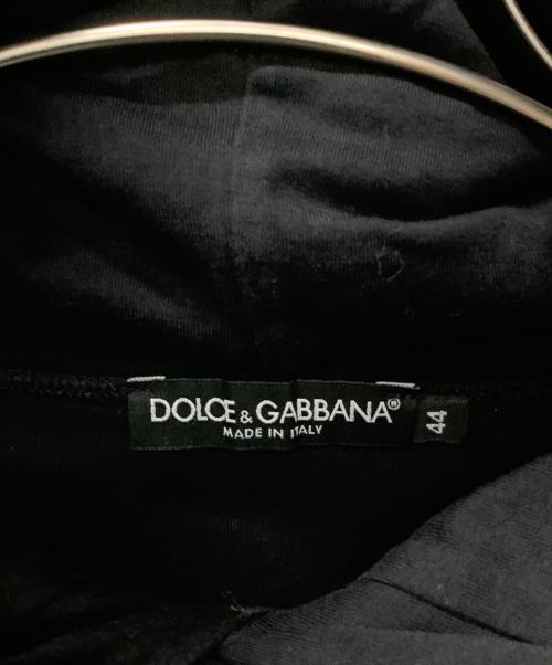 DOLCE & GABBANA（ドルチェ＆ガッバーナ）DOLCE & GABBANA (ドルチェ＆ガッバーナ) プルオーバーパーカー ブラック サイズ:44の古着・服飾アイテム