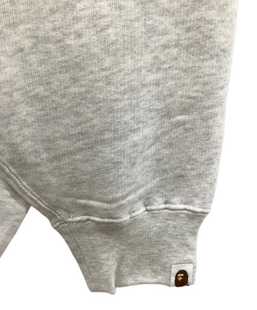 A BATHING APE（アベイシングエイプ）A BATHING APE (アベイシングエイプ) LOGO RELAXED FIT CREWNECK SWEATSHIRT グレー サイズ:2XLの古着・服飾アイテム