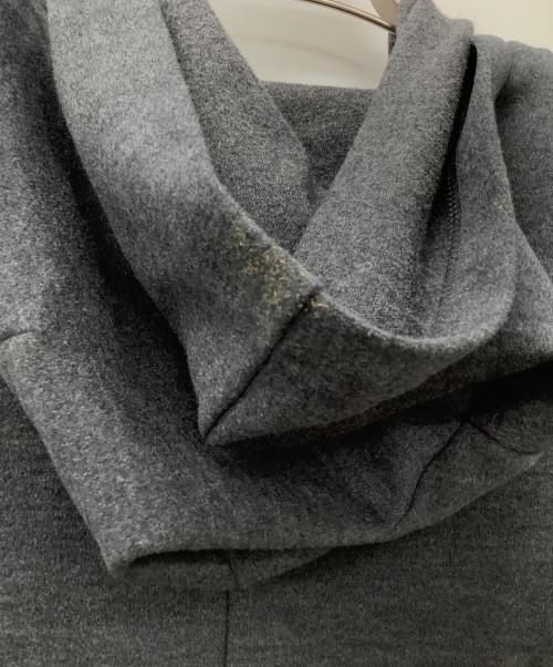 JUNYA WATANABE COMME des GARCONS（ジュンヤワタナベ コムデギャルソン）JUNYA WATANABE COMME des GARCONS (ジュンヤワタナベ コムデギャルソン) フーデッドコート グレー サイズ:Mの古着・服飾アイテム