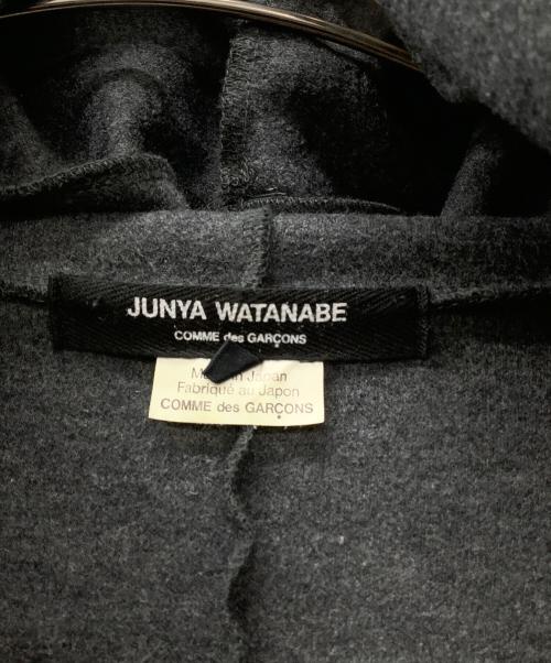 JUNYA WATANABE COMME des GARCONS（ジュンヤワタナベ コムデギャルソン）JUNYA WATANABE COMME des GARCONS (ジュンヤワタナベ コムデギャルソン) フーデッドコート グレー サイズ:Mの古着・服飾アイテム