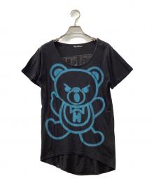 Hysteric Glamour（ヒステリックグラマー）の古着「半袖カットソー」｜インディゴ
