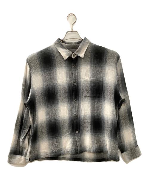 stussy（ステューシー）stussy (ステューシー) 長袖シャツ グレー サイズ:Lの古着・服飾アイテム