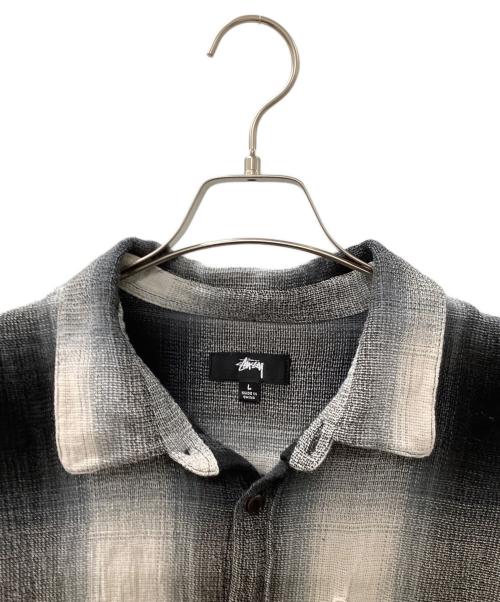 stussy（ステューシー）stussy (ステューシー) 長袖シャツ グレー サイズ:Lの古着・服飾アイテム
