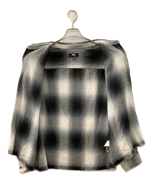 stussy（ステューシー）stussy (ステューシー) 長袖シャツ グレー サイズ:Lの古着・服飾アイテム