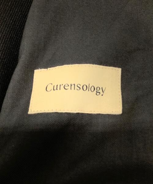 Curensology（カレンソロジー）Curensology (カレンソロジー) T/Wダブルクロスパンツ グレー サイズ:38の古着・服飾アイテム