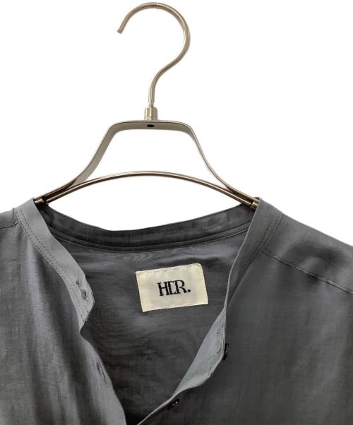 her（ハー）her (ハー) 長袖シャツ グレー サイズ:Ｆの古着・服飾アイテム