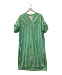 ticca（ティッカ）の古着「半袖ワンピース」｜黄緑