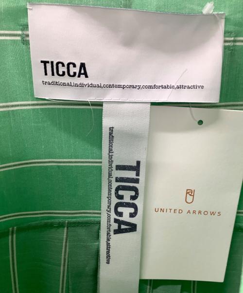 ticca（ティッカ）ticca (ティッカ) 半袖ワンピース 黄緑 サイズ:Free 未使用品の古着・服飾アイテム