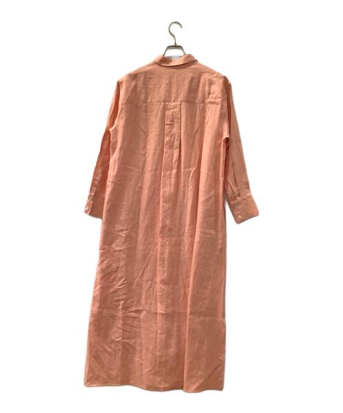 Whim Gazette（ウィムガゼット）Whim Gazette (ウィムガゼット) リネンシャツワンピース ピンク サイズ:38の古着・服飾アイテム