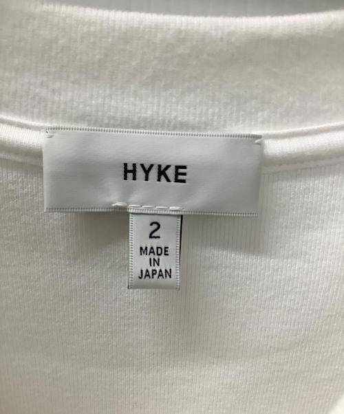 HYKE（ハイク）HYKE (ハイク) 半袖Tシャツ ホワイト サイズ:2の古着・服飾アイテム
