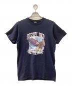 DIESELディーゼル）の古着「半袖Tシャツ」｜ネイビー