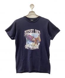 DIESEL（ディーゼル）の古着「半袖Tシャツ」｜ネイビー