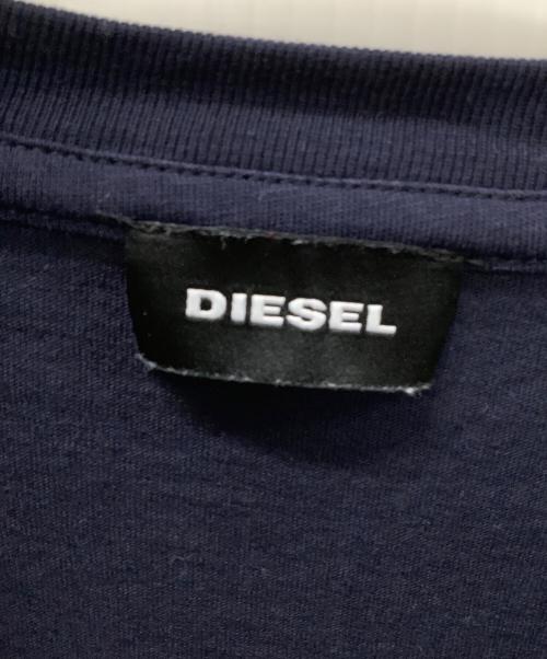 DIESEL（ディーゼル）DIESEL (ディーゼル) 半袖Tシャツ ネイビー サイズ:16の古着・服飾アイテム