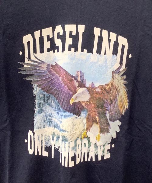 DIESEL（ディーゼル）DIESEL (ディーゼル) 半袖Tシャツ ネイビー サイズ:16の古着・服飾アイテム