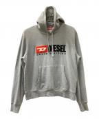 DIESELディーゼル）の古着「パーカー」｜ライトグレー