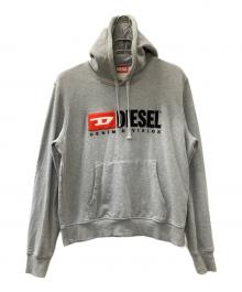 DIESEL（ディーゼル）の古着「パーカー」｜ライトグレー