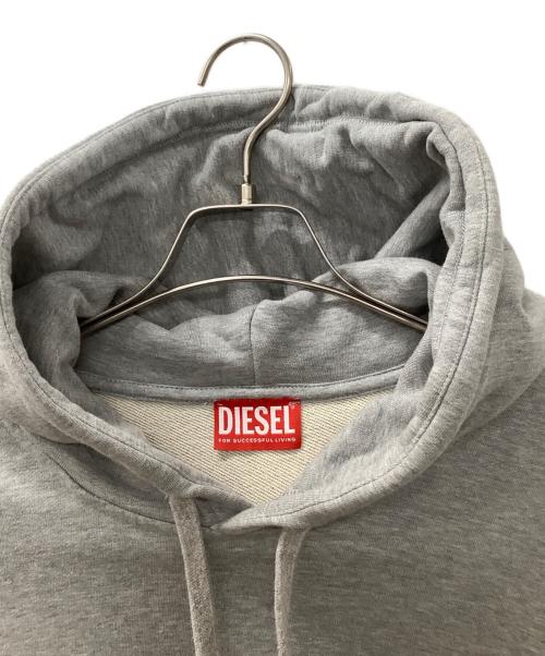 DIESEL（ディーゼル）DIESEL (ディーゼル) パーカー ライトグレー サイズ:XLの古着・服飾アイテム
