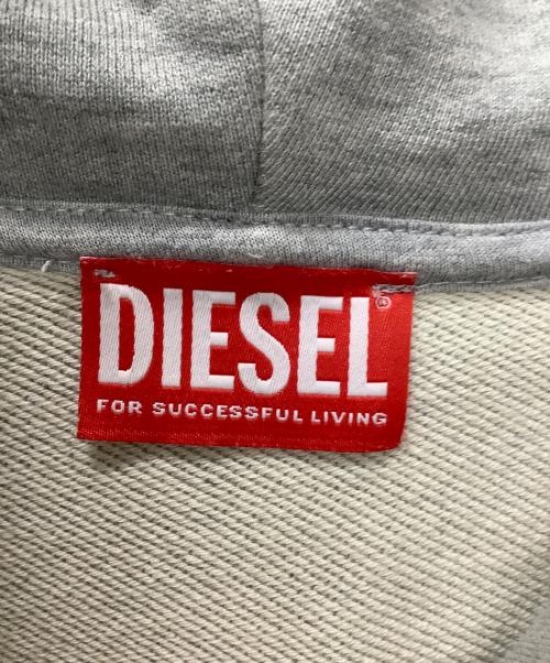 DIESEL（ディーゼル）DIESEL (ディーゼル) パーカー ライトグレー サイズ:XLの古着・服飾アイテム