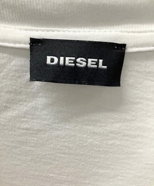 DIESEL（ディーゼル）DIESEL (ディーゼル) 半袖Tシャツ ホワイト サイズ:16の古着・服飾アイテム