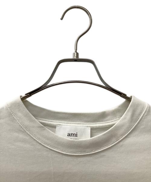 AMI Alexandre Mattiussi（アミアレクサンドルマテュッシ）AMI Alexandre Mattiussi (アミアレクサンドルマテュッシ) 半袖カットソー ホワイト サイズ:XSの古着・服飾アイテム