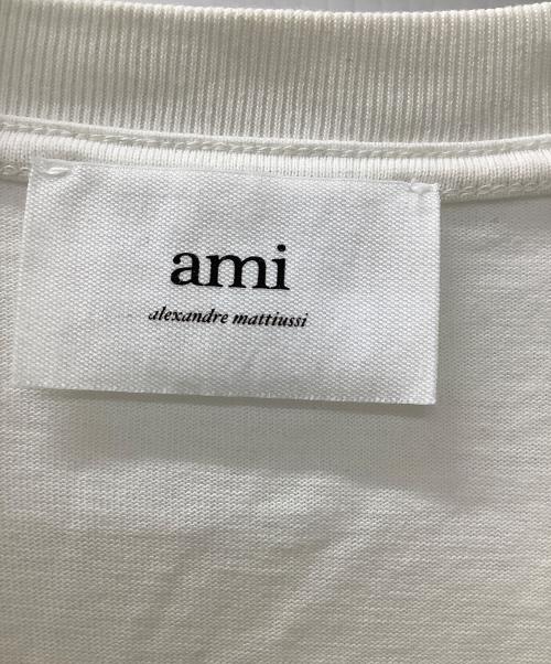 AMI Alexandre Mattiussi（アミアレクサンドルマテュッシ）AMI Alexandre Mattiussi (アミアレクサンドルマテュッシ) 半袖カットソー ホワイト サイズ:XSの古着・服飾アイテム
