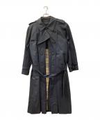 BURBERRY LONDONバーバリーロンドン）の古着「ライナー付トレンチコート」｜ネイビー
