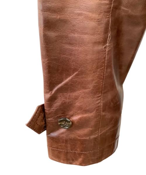 TORNADO MART（トルネードマート）TORNADO MART (トルネードマート) レザーコート ブラウン サイズ:Lの古着・服飾アイテム
